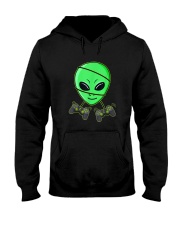 Halloween Alien Video Gamer Controllers Hooded Sweatshirt tile