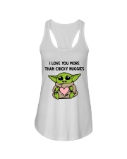 I Love You More Than Chicky Nuggies Ladies Flowy Tank tile