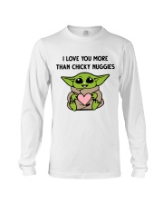 I Love You More Than Chicky Nuggies Long Sleeve Tee tile