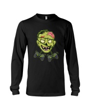 Zombie Video Gamer Controllers Boys Long Sleeve Tee tile
