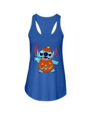 Halloween Pumpkin Ladies Flowy Tank tile
