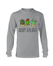 Cactus Adopt A Plan Funny Succulent Indoor Garden Long Sleeve Tee tile