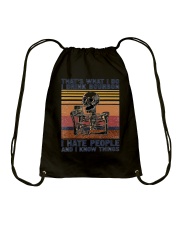 That's What I-Do I Drink Bourbon Drawstring Bag tile