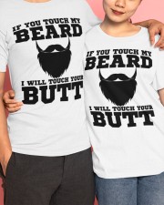 If You Touch My Beard Classic T-Shirt apparel-classic-tshirt-lifestyle-front-120