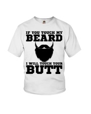 If You Touch My Beard Youth T-Shirt tile