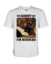Sorry I'm Booked V-Neck T-Shirt tile
