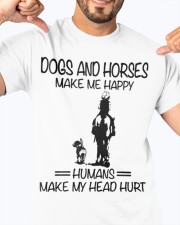 Dogs And Horses Classic T-Shirt apparel-classic-tshirt-lifestyle-front-92