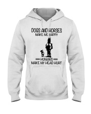 Dogs And Horses Hooded Sweatshirt tile