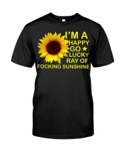 i'm happy go lucky ray of focking sunshine Premium Fit Mens Tee thumbnail