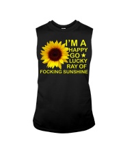 i'm happy go lucky ray of focking sunshine Sleeveless Tee thumbnail
