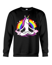 UNICORN YOGA ZEN BUDDHA SPIRITUAL RAINBOW 82 Crewneck Sweatshirt thumbnail