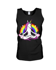 UNICORN YOGA ZEN BUDDHA SPIRITUAL RAINBOW 82 Unisex Tank thumbnail