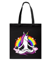 UNICORN YOGA ZEN BUDDHA SPIRITUAL RAINBOW 82 Tote Bag thumbnail