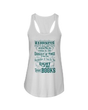 HAPPINESS IS READ BOOKS Ladies Flowy Tank thumbnail