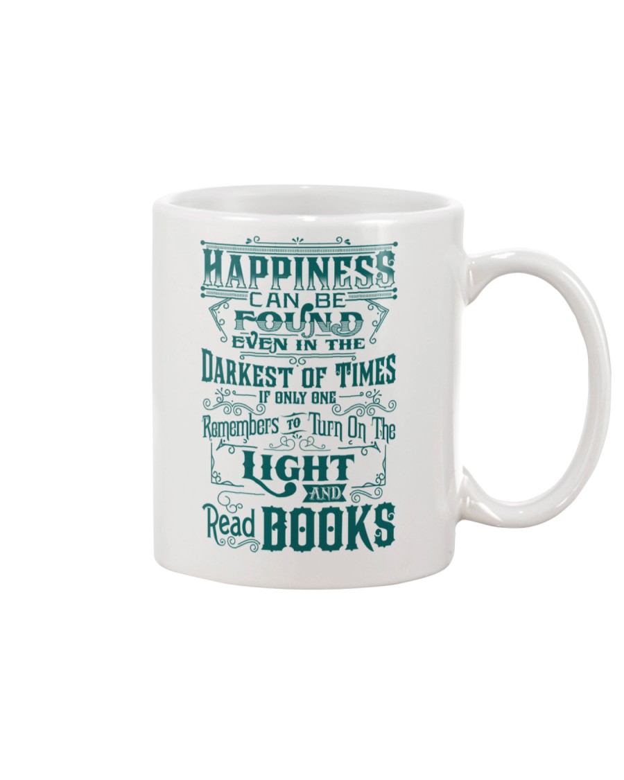 HAPPINESS IS READ BOOKS Mug
