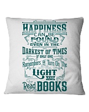 HAPPINESS IS READ BOOKS Square Pillowcase thumbnail