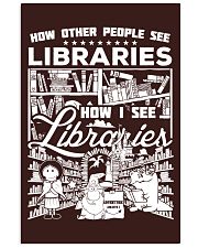 How Reading Addicts see Libraries 24x36 Poster front