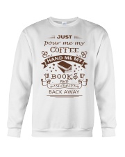 BOOKS and COFFEE- HAPPY PLACE Crewneck Sweatshirt thumbnail
