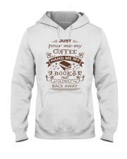 BOOKS and COFFEE- HAPPY PLACE Hooded Sweatshirt thumbnail