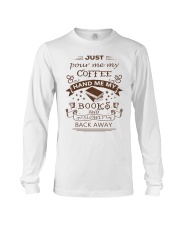 BOOKS and COFFEE- HAPPY PLACE Long Sleeve Tee thumbnail