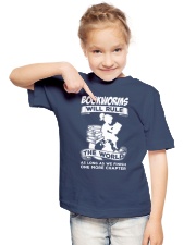 Bookworms Will Rule the World Youth T-Shirt lifestyle-youth-tshirt-front-2