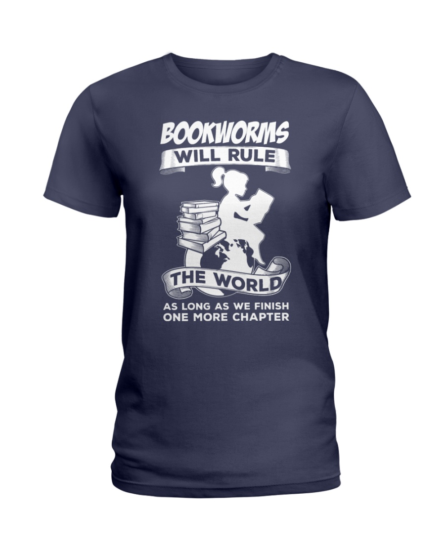 Bookworms Will Rule the World Ladies T-Shirt