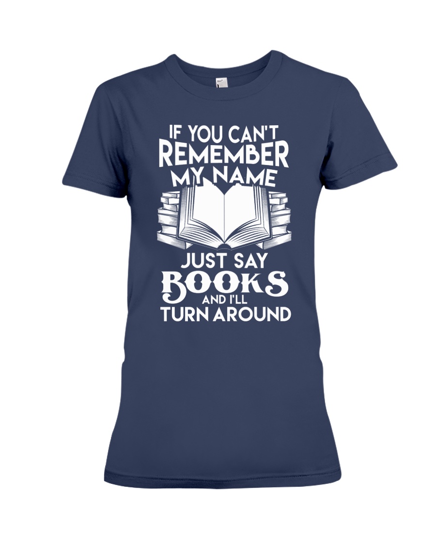 Just say Books Premium Fit Ladies Tee