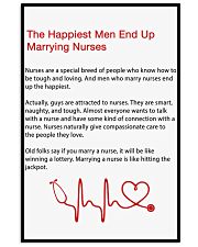Marrying nurses 11x17 Poster front