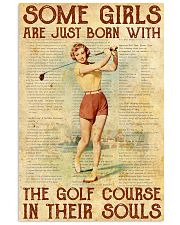 Golf poster 15 D2 11x17 Poster front