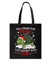 Turtle Christmas Turtle T-Shirt Tote Bag thumbnail