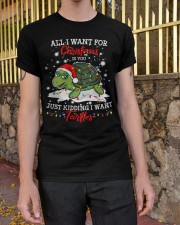 Turtle Christmas Turtle T-Shirt Classic T-Shirt apparel-classic-tshirt-lifestyle-21
