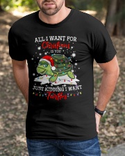 Turtle Christmas Turtle T-Shirt Classic T-Shirt apparel-classic-tshirt-lifestyle-front-52