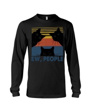 Vintage Black Cat Art Ew People Long Sleeve Tee thumbnail