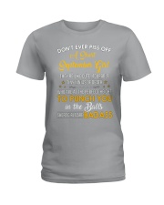 DON'T EVER PISS OFF A SHORT SEPTEMBER GIRL Ladies T-Shirt thumbnail