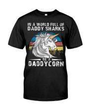 DADDY UNICORN T SHIRT Classic T-Shirt front