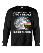 DADDY UNICORN T SHIRT Crewneck Sweatshirt thumbnail