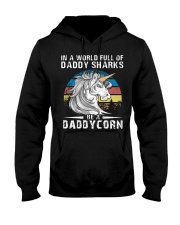 DADDY UNICORN T SHIRT Hooded Sweatshirt thumbnail