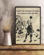 Don't be afraid to fail be afraid not to try 16x24 Poster lifestyle-poster-3