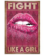 Breast Cancer Fight Like A Girl 11x17 Poster front