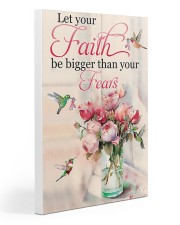 Let Your Faith Be Bigger Than Your Fears Gallery Wrapped Canvas Prints tile