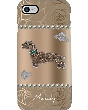 Gorgeous Dachshund Personalize Phone Case i-phone-8-case