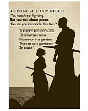 A student said to his master 16x24 Poster front