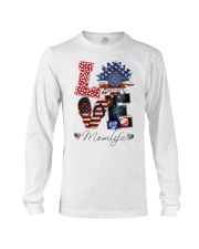 Flag Love Momlife Sunflower Long Sleeve Tee thumbnail