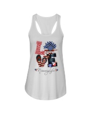 Flag Love Nannylife Sunflower Ladies Flowy Tank thumbnail