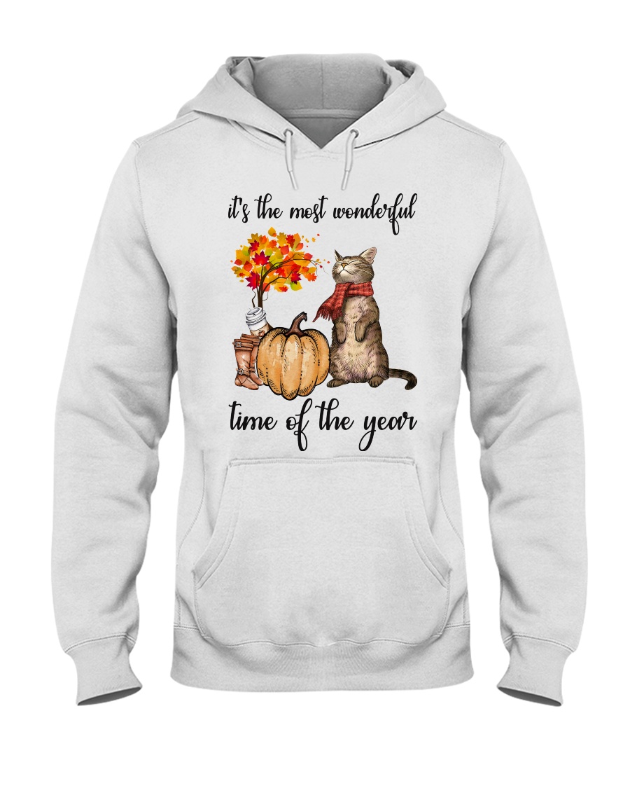 Autumn Cats Hooded Sweatshirt