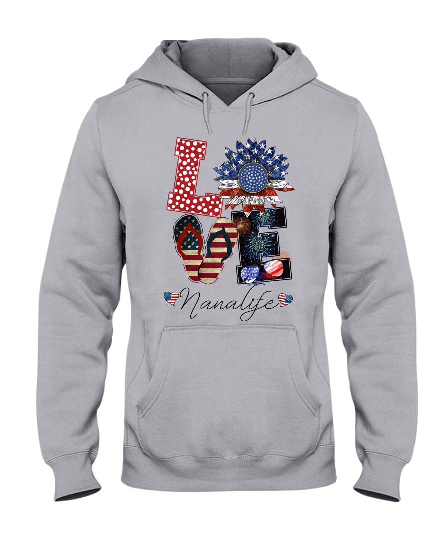 Flag Love Mimilife Sunflower Hooded Sweatshirt