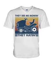 Farmer Life V-Neck T-Shirt thumbnail