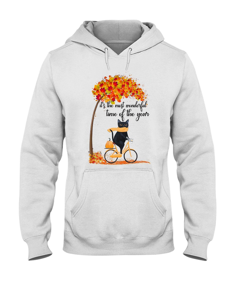 Autumn Cats Hooded Sweatshirt