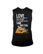 love is not looking at each other it's looking in Sleeveless Tee tile