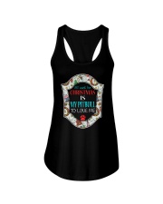 all i want for christmas is my pitbull to love me Ladies Flowy Tank tile